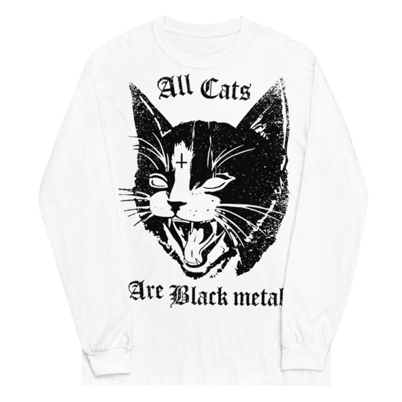 All Cats Are Black Metal Långärmad T-shirt