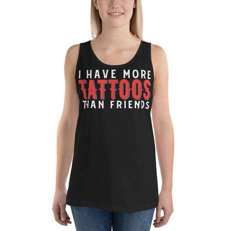 More Tattoos Than Friends Linne - Bild 3
