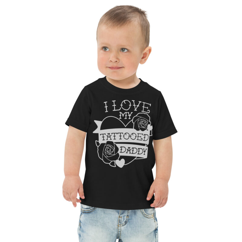 Tattooed Daddy Barn T-shirt Svart - Bild 2