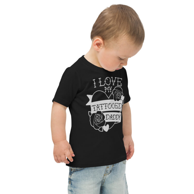Tattooed Daddy Barn T-shirt Svart - Bild 3
