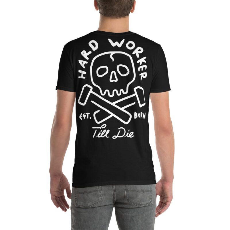 Hard Worker T-shirt Svart [Ryggtryck] - Bild 2