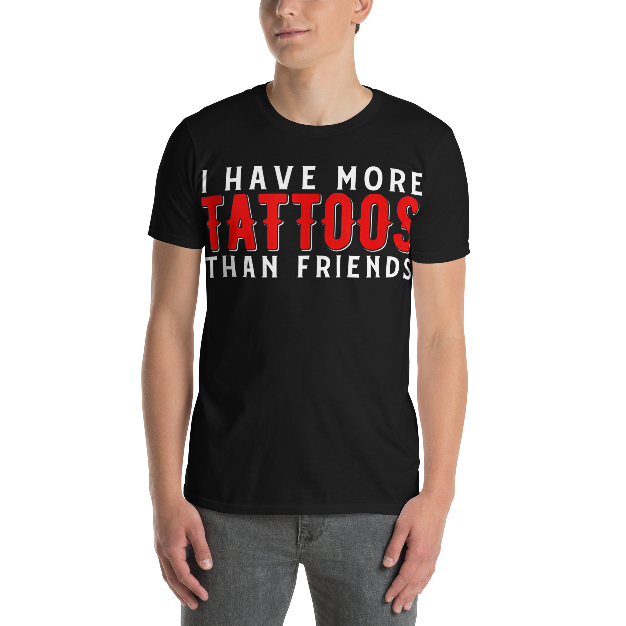 More Tattoos Than Friends T-shirt - Bild 2