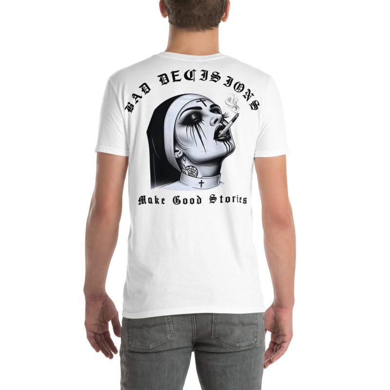 Bad Decisions T-shirt Vit [Ryggtryck] - Bild 2