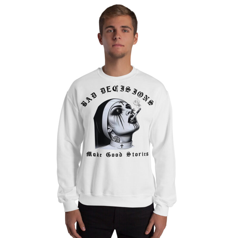 Bad Decisions Sweatshirt Vit - Bild 2