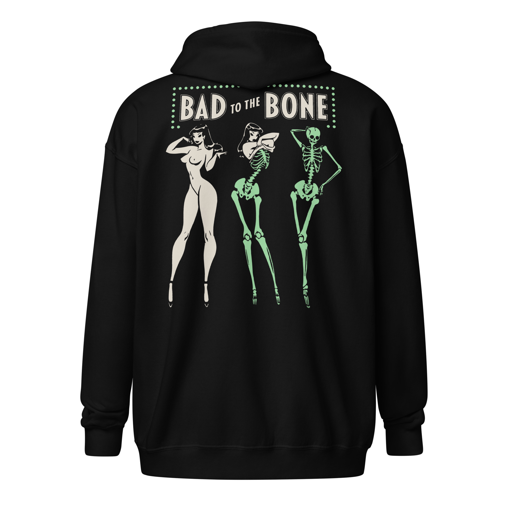 Bad To The Bone Zip Hoodie - Bild 2