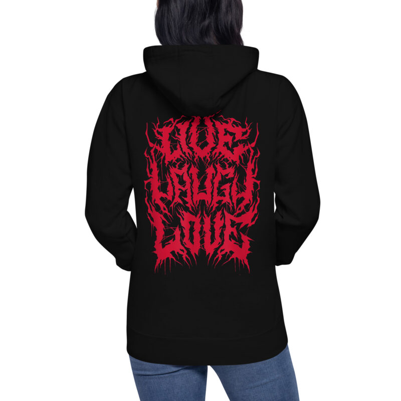 Live Laugh Love Metal Hoodie - Bild 2