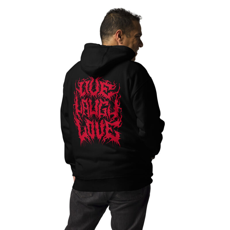 Live Laugh Love Metal Hoodie - Bild 3