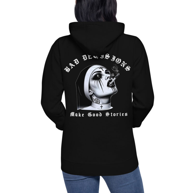 Bad Decisions Hoodie Svart [Ryggtryck] - Bild 2