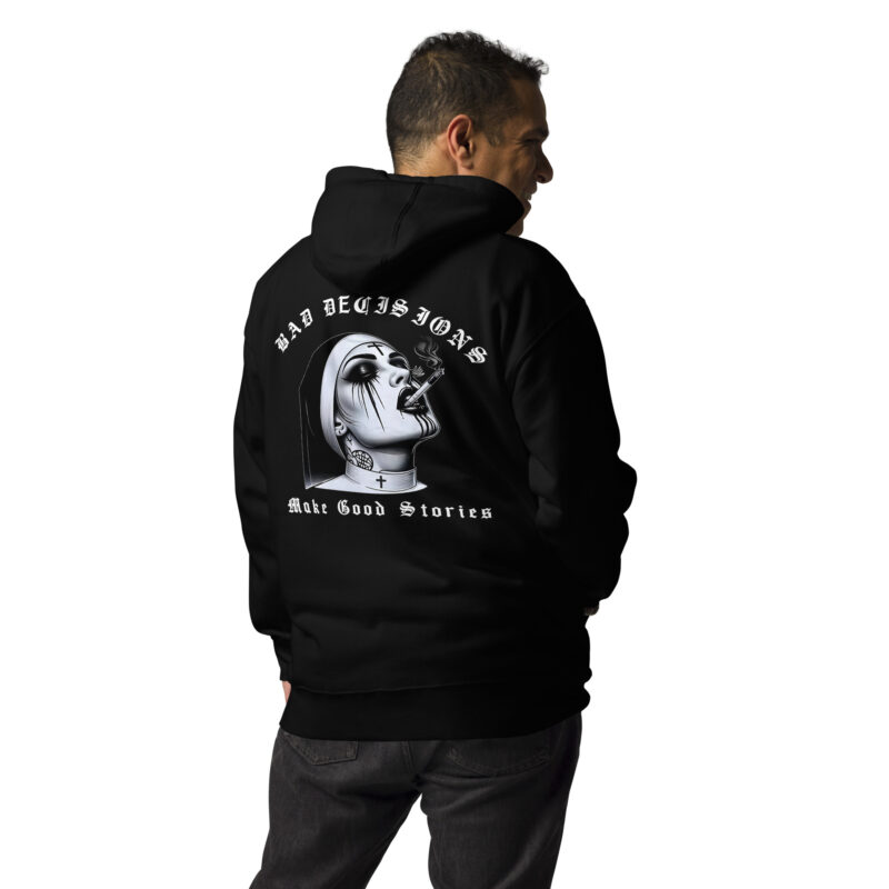 Bad Decisions Hoodie Svart [Ryggtryck] - Bild 3