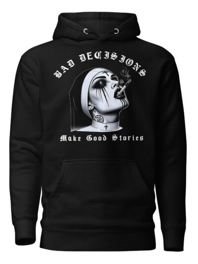 Bad Decisions Hoodie Svart