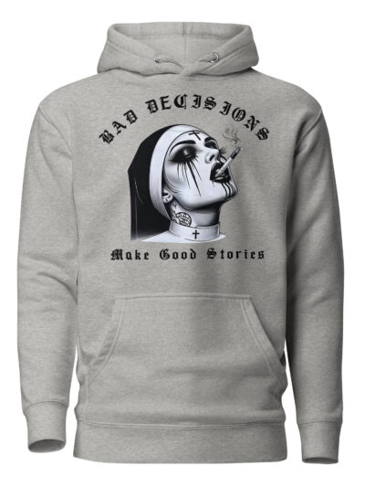Bad Decisions Hoodie Grå