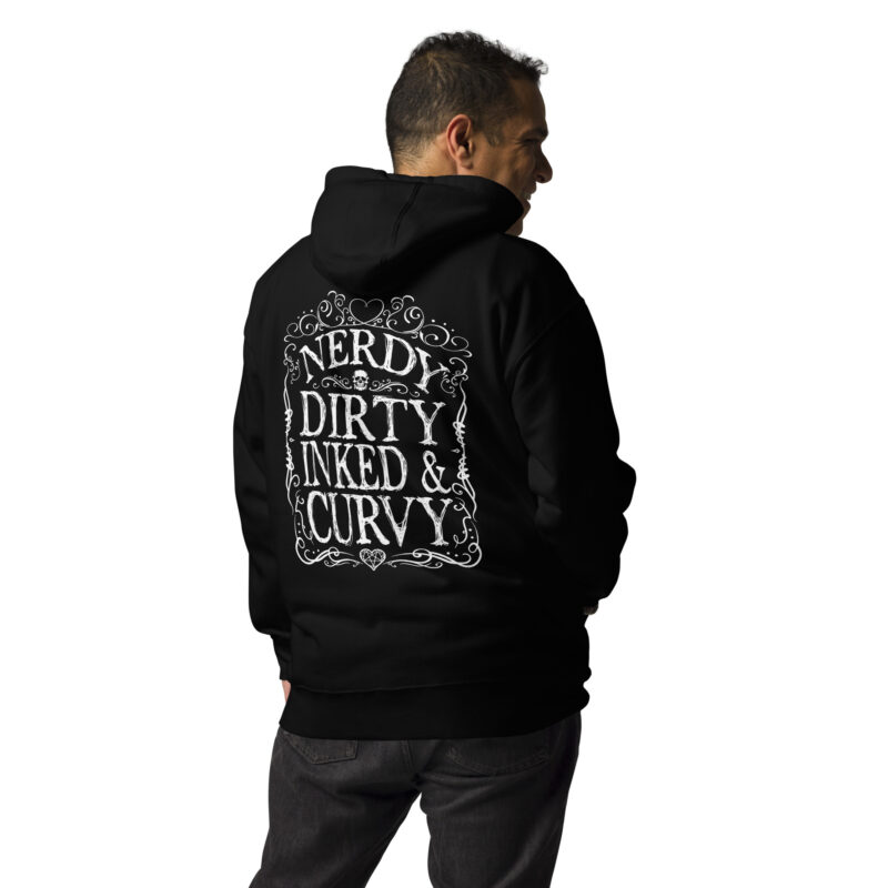 Nerdy, Dirty, Inked & Curvy Hoodie - Bild 3