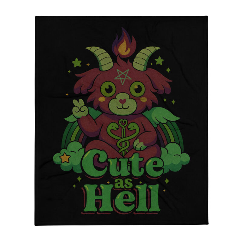 Cute As Hell Pläd