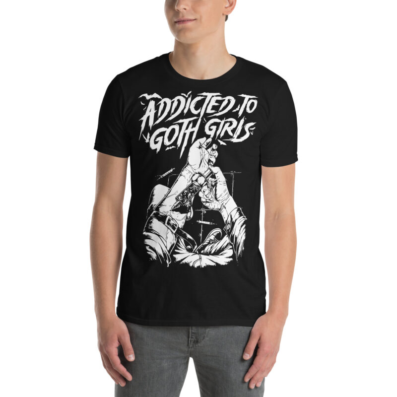 Addicted To Goth Girls T-shirt - Bild 3