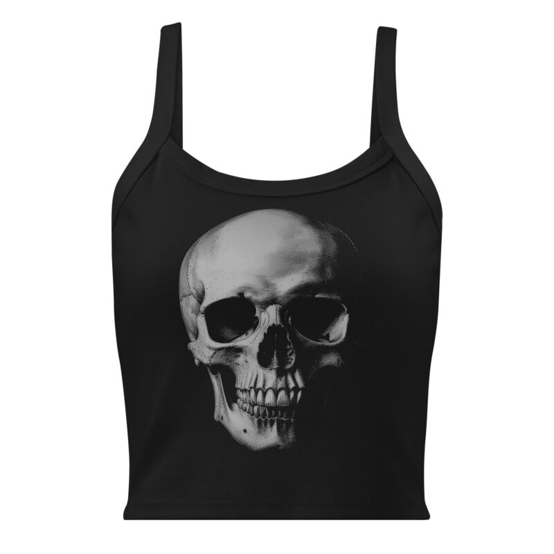Realistic Skull Tank Top