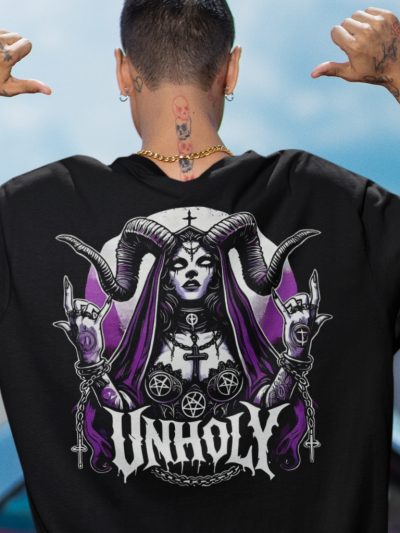 Unholy Devil Nun T-shirt [Ryggtryck]