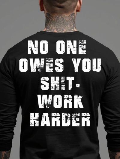 Work Harder Långärmad T-shirt