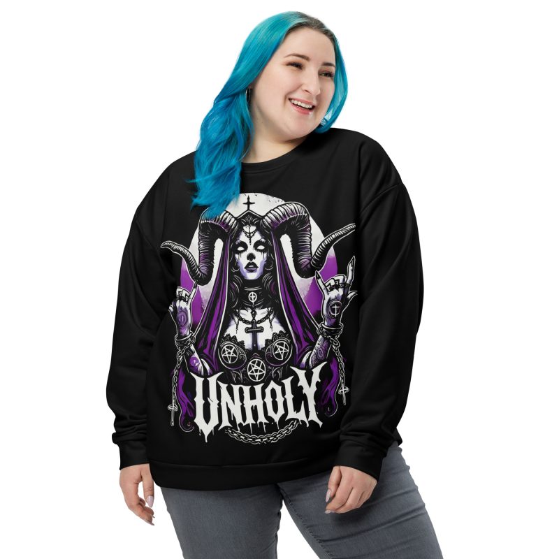 Unholy Devil Nun Premium Sweatshirt - Bild 5