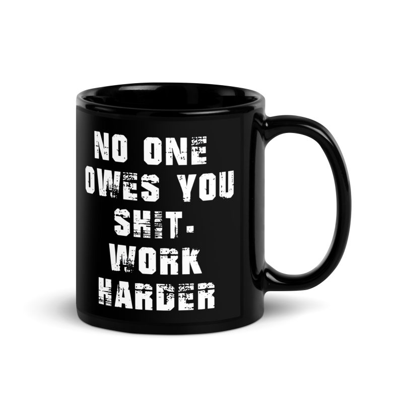 Work Harder Mugg - Bild 4