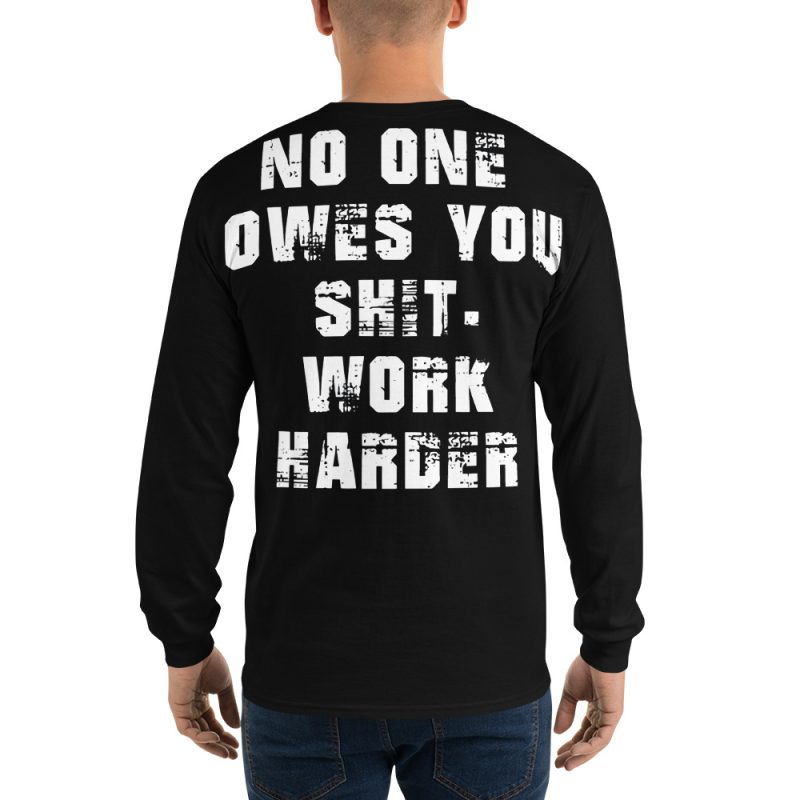 Work Harder Långärmad T-shirt - Bild 2