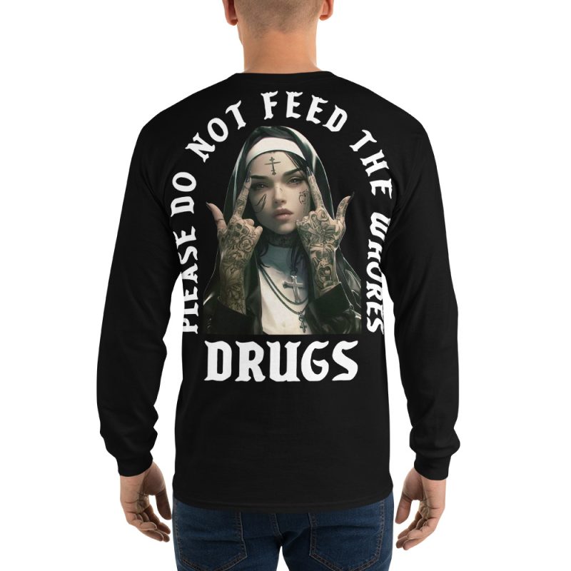 Feed The Whores Långärmad T-shirt - Bild 2