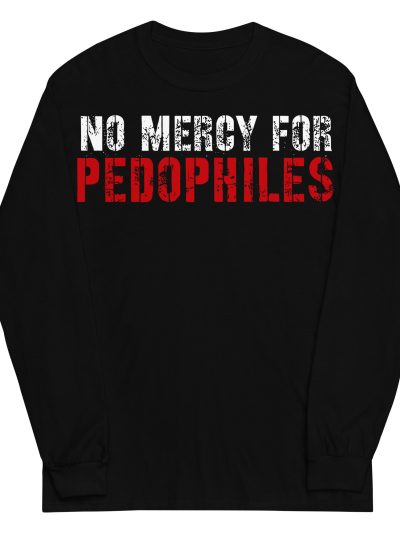 No Mercy For Pedophiles Långärmad T-shirt