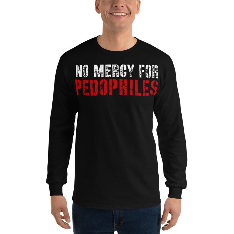 No Mercy For Pedophiles Långärmad T-shirt - Bild 2