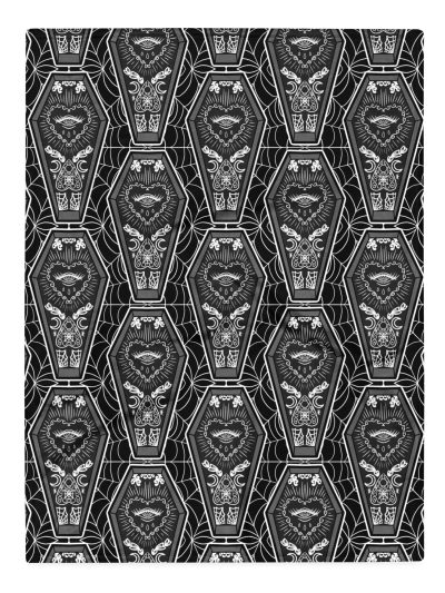 Goth Coffin Pläd