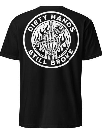 Dirty Hands T-shirt Svart [Ryggtryck]
