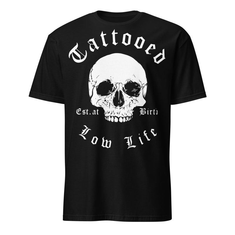 Tattooed Low Life T-shirt Svart