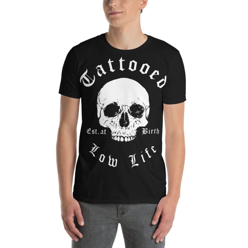 Tattooed Low Life T-shirt Svart - Bild 2