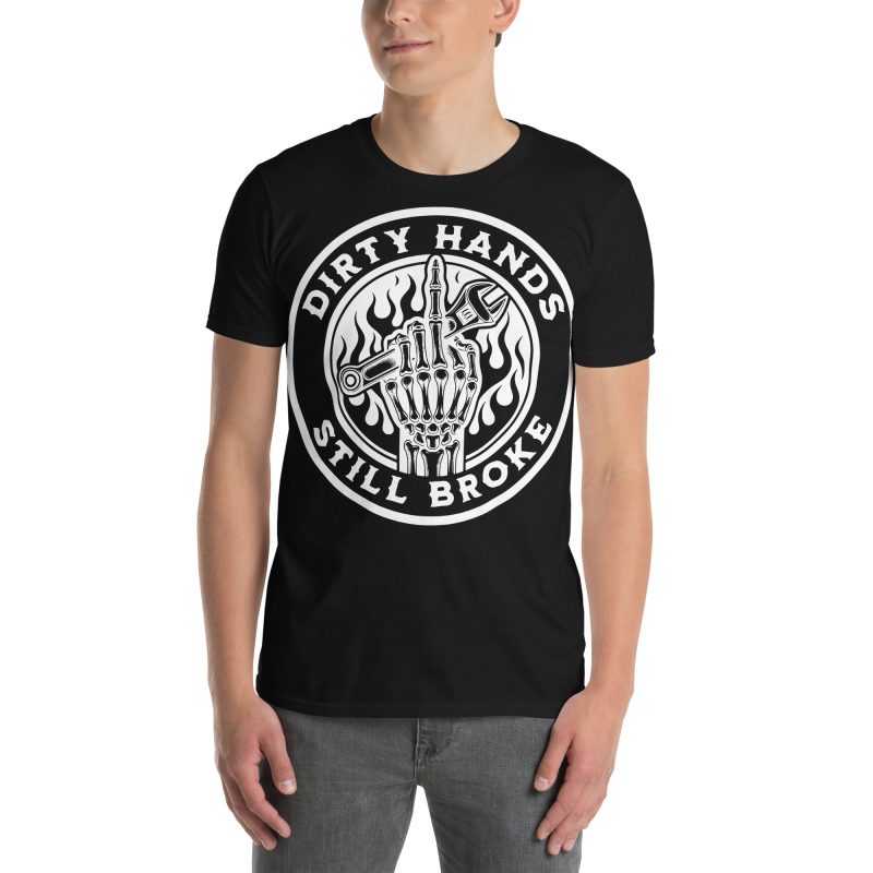 Dirty Hands T-shirt Svart - Bild 2