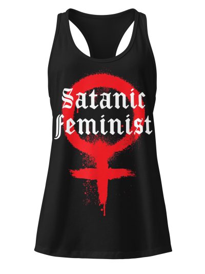 Satanic Feminist Racerback Linne