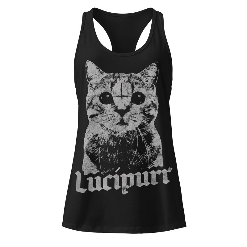 Satanic Lucipurr Racerback Linne