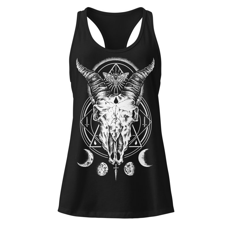 Bohemian Black Magic Racerback Linne
