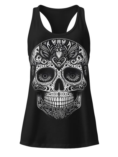 Dia De Los Muertos Racerback Linne