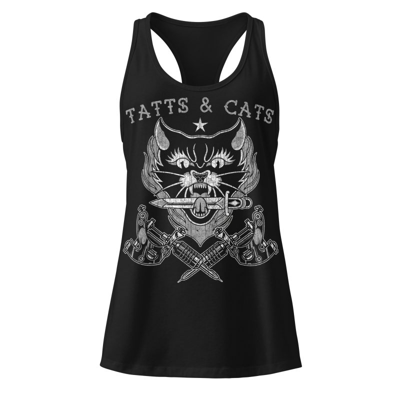 Tatts & Cats Racerback Linne