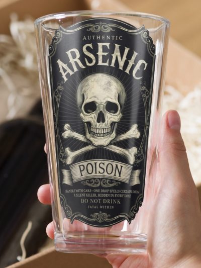 Arsenic Shaker Pint Glas