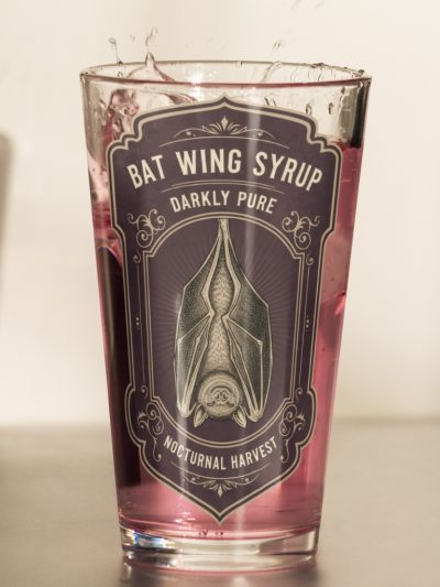 Bat Wing Syrup Shaker Pint Glas