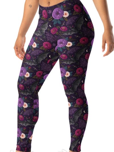 Floral Bats Leggings