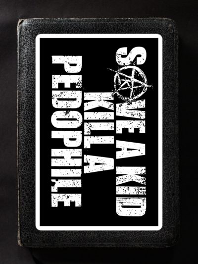 Save A Kid Sticker Large