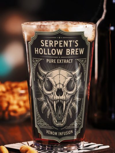 Serpent's Hollow Brew Shaker Pint Glas