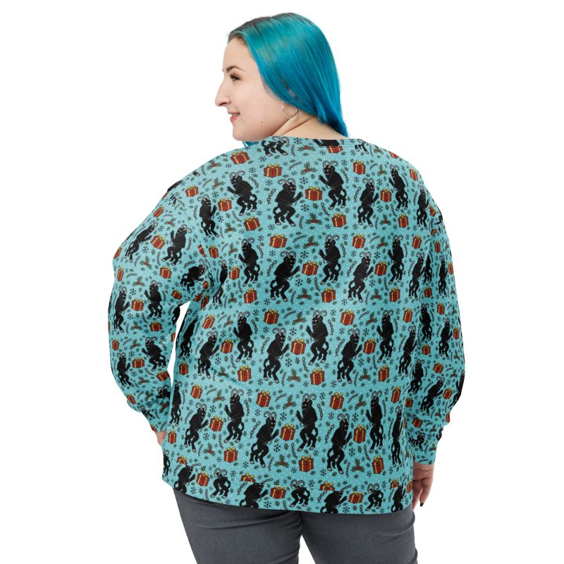 Creepy Krampus Premium Jultröja - Bild 7
