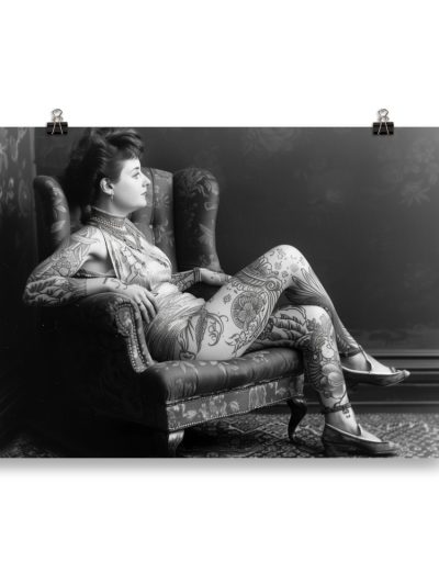 Tattooed Lady Poster