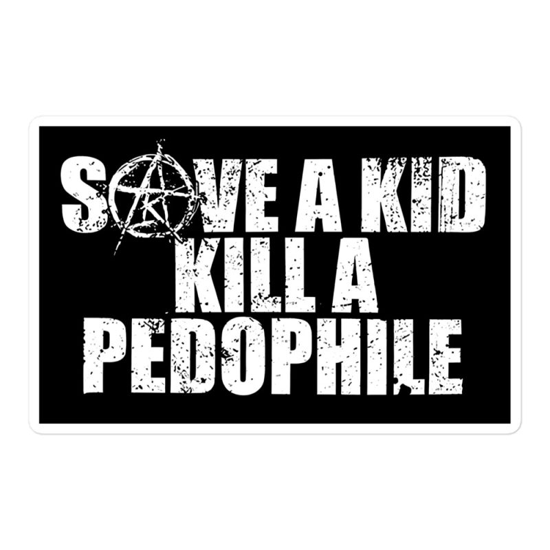Save A Kid Sticker Large - Bild 2