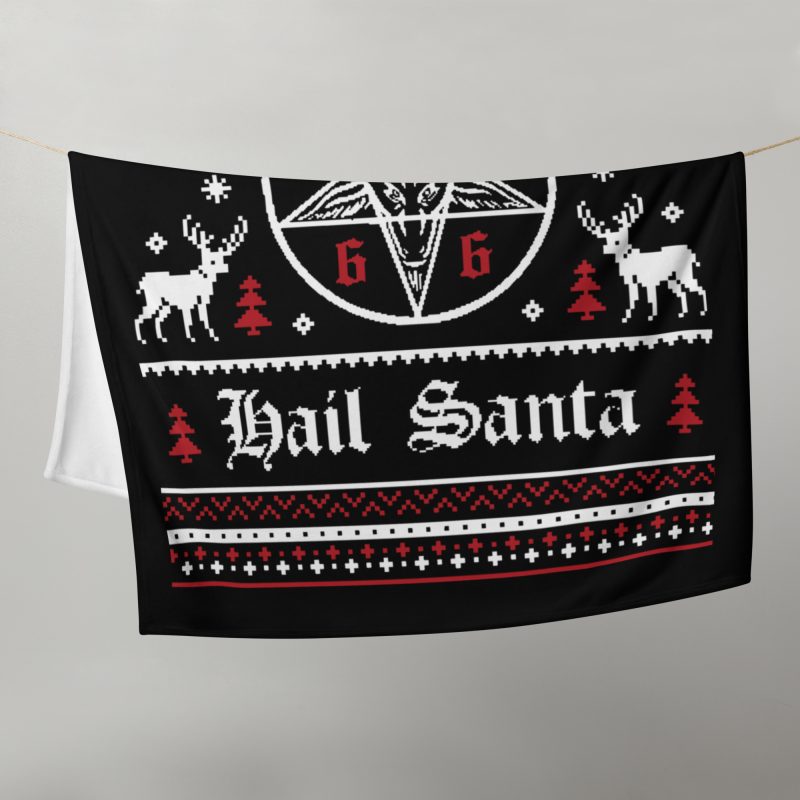 Hail Santa Baphomet Pläd - Bild 3