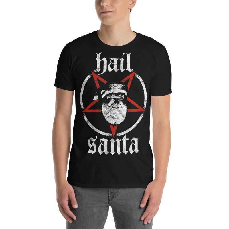 Satanic Santa Red T-shirt - Bild 2