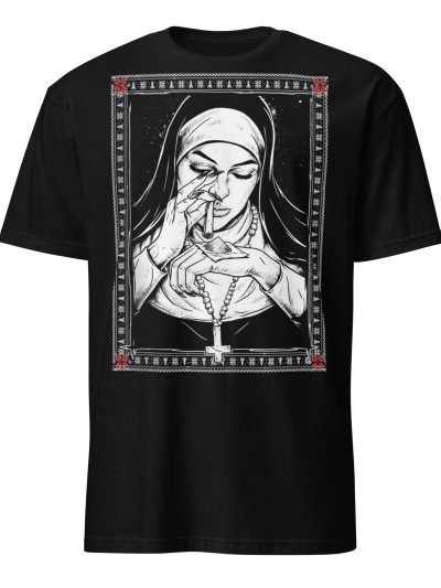 Unholy Nun Christmas T-shirt