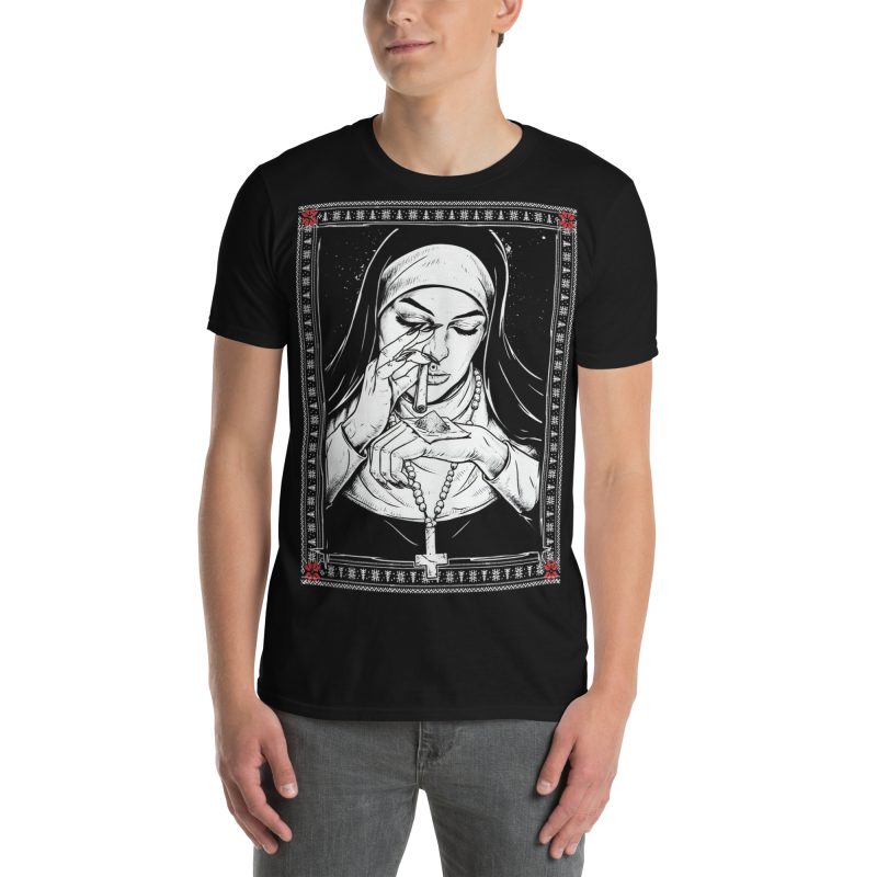 Unholy Nun Christmas T-shirt - Bild 2