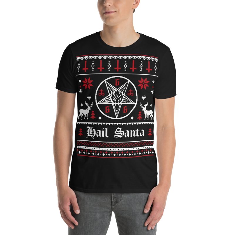 Hail Santa Baphomet T-shirt - Bild 2